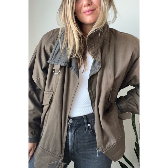 Vintage Jackets & Blazers - SOLD// Vintage Cotton Motorcycle Jacket